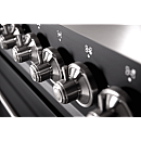 Pazzano - Gasspis Cuore 90 cm (2 ovens) (Svart/Borstat stål) Pazzano - Gasspis Cuore 90 cm (2 ovens) (Svart/Borstat stål)