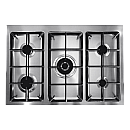 Pazzano - Gasspis Cuore 90 cm (2 ovens) (Svart/Borstat stål) Pazzano - Gasspis Cuore 90 cm (2 ovens) (Svart/Borstat stål)