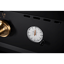 Pazzano -  Gasspis Cuore 90 cm (2 ovens) (Svart/Borstad mässing)