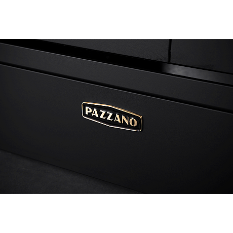 Pazzano -  Gasspis Cuore 90 cm (2 ovens) (Svart/Borstad mässing)