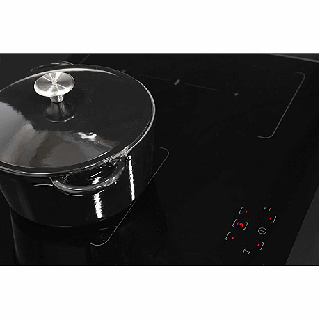 Pazzano -  Induktionsspis Cuore 90 cm, Svart/Inox