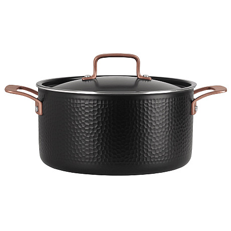 Pepper -  Gryta med Lock 24 cm Svart