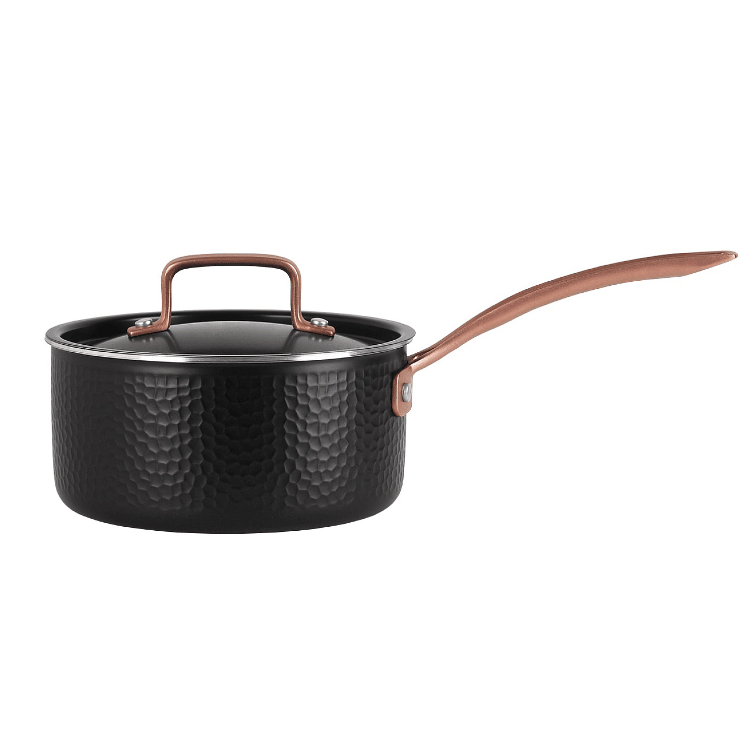 Pepper kokk&auml;rl  kastrull med lock 18 cm svart
