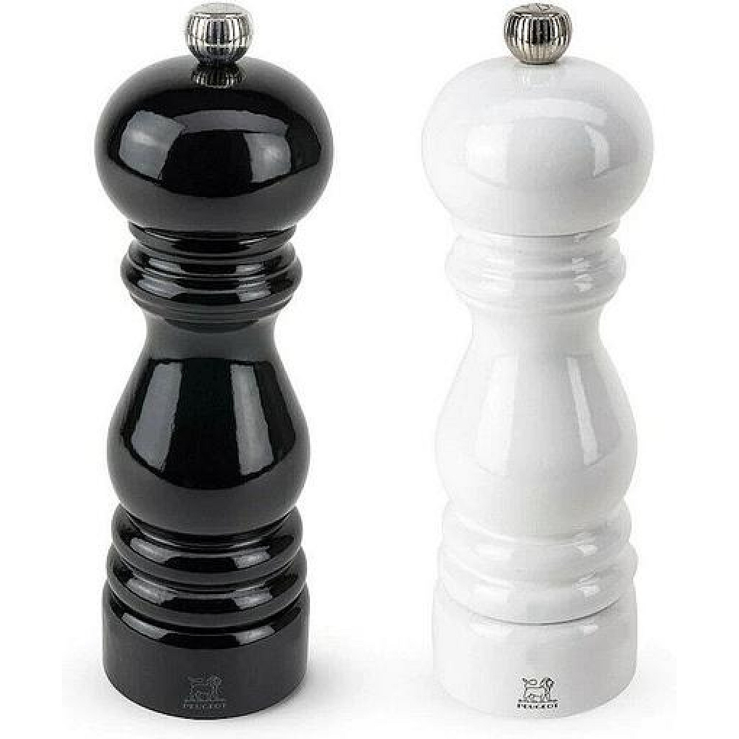 Peugeot kryddkvarn paris duo 2/27346 peppar&saltkvarn 18cm svart/vit