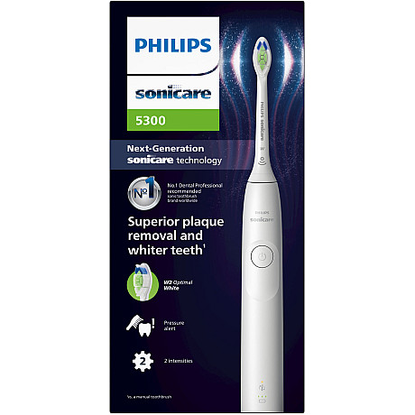 Philips - Vit - Sonicare två intensiteter och tryckvarning