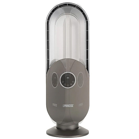 Princess - Bladlös solfjäder, Grå