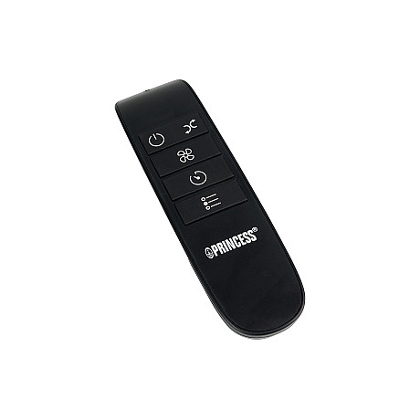 Princess - Bladlös solfjäder, Grå