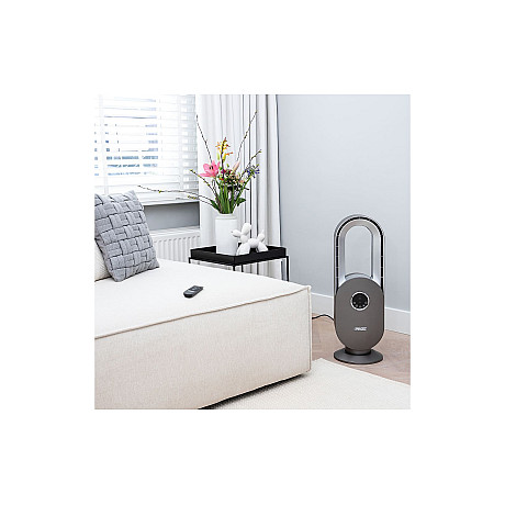 Princess - Bladlös solfjäder, Grå