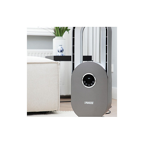 Princess - Bladlös solfjäder, Grå