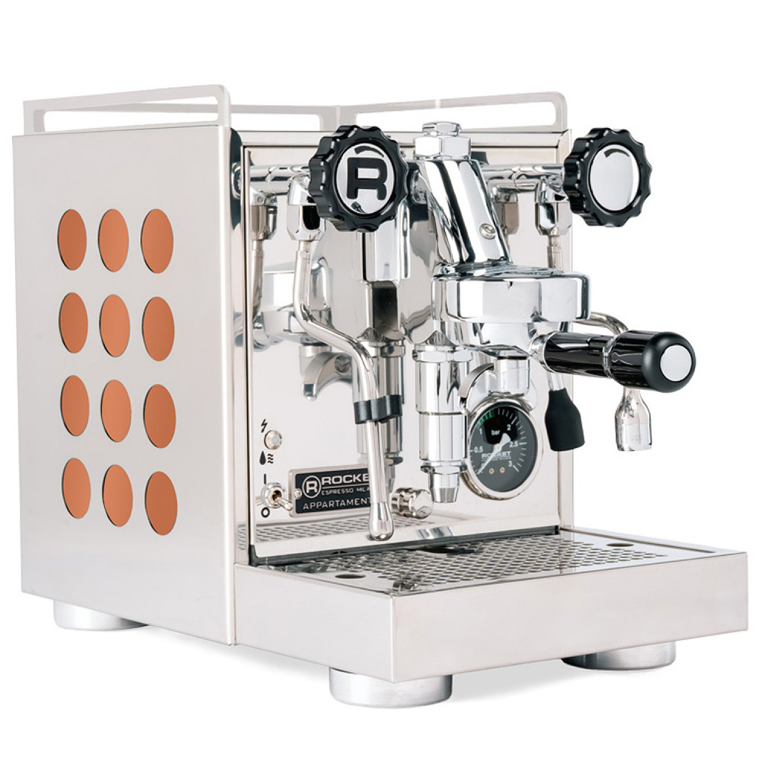 Rocket espresso espressomaskin appartamento 2.0 espressomaskin, kopper