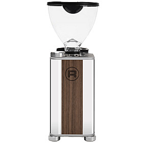 Rocket Espresso - Giannino Kaffekvarn, Chrome/Wood