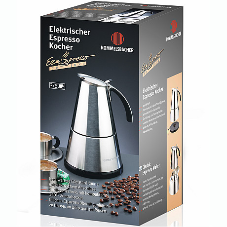 Rommelsbacher - EKO 366/E ElPresso - Deluxe mockabryggare - Rostfritt stål