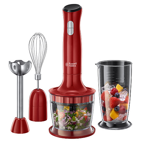 Russell Hobbs - Röd - Pulsblad & hackskål med Multifunktion