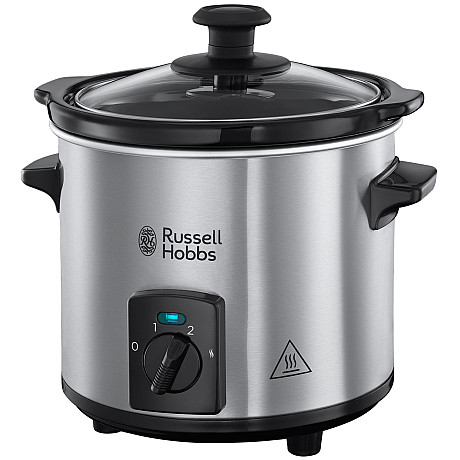 Russell Hobbs - Rostfri - Keramisk gryta & 3 värmelägen
