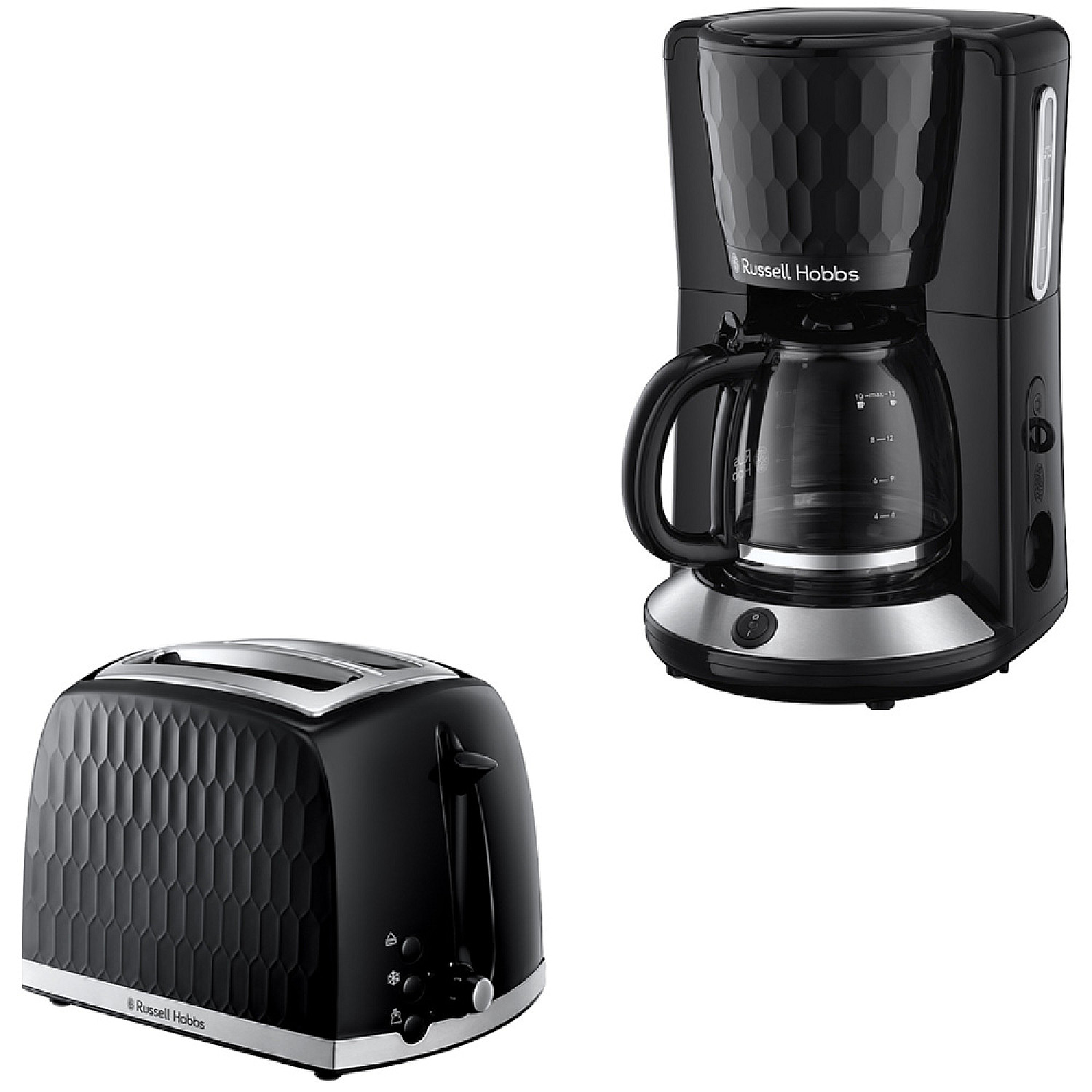 Russell hobbs paket kaffebryggare + br&ouml;drost - svart