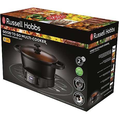Russell Hobbs - Svart - 8 funktioner & kontrollpanel