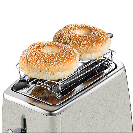 Russell Hobbs - Rostfri - blå knappar med upptining och smulbricka