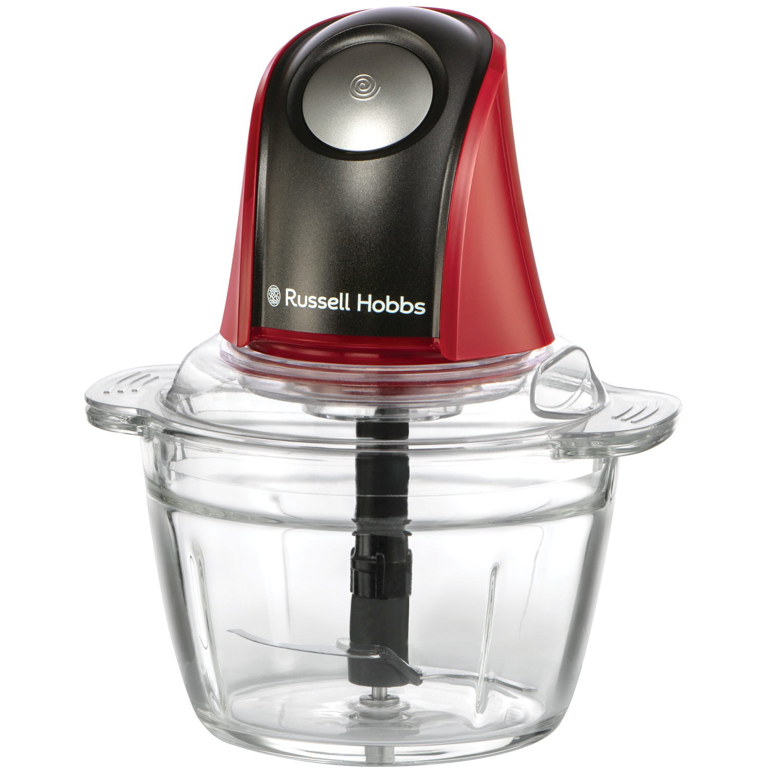 Russell hobbs mixer röd - 1l glasskål & diskmaskinsäker
