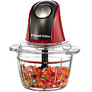 Russell Hobbs - Röd - 1L glasskål & Diskmaskinsäker