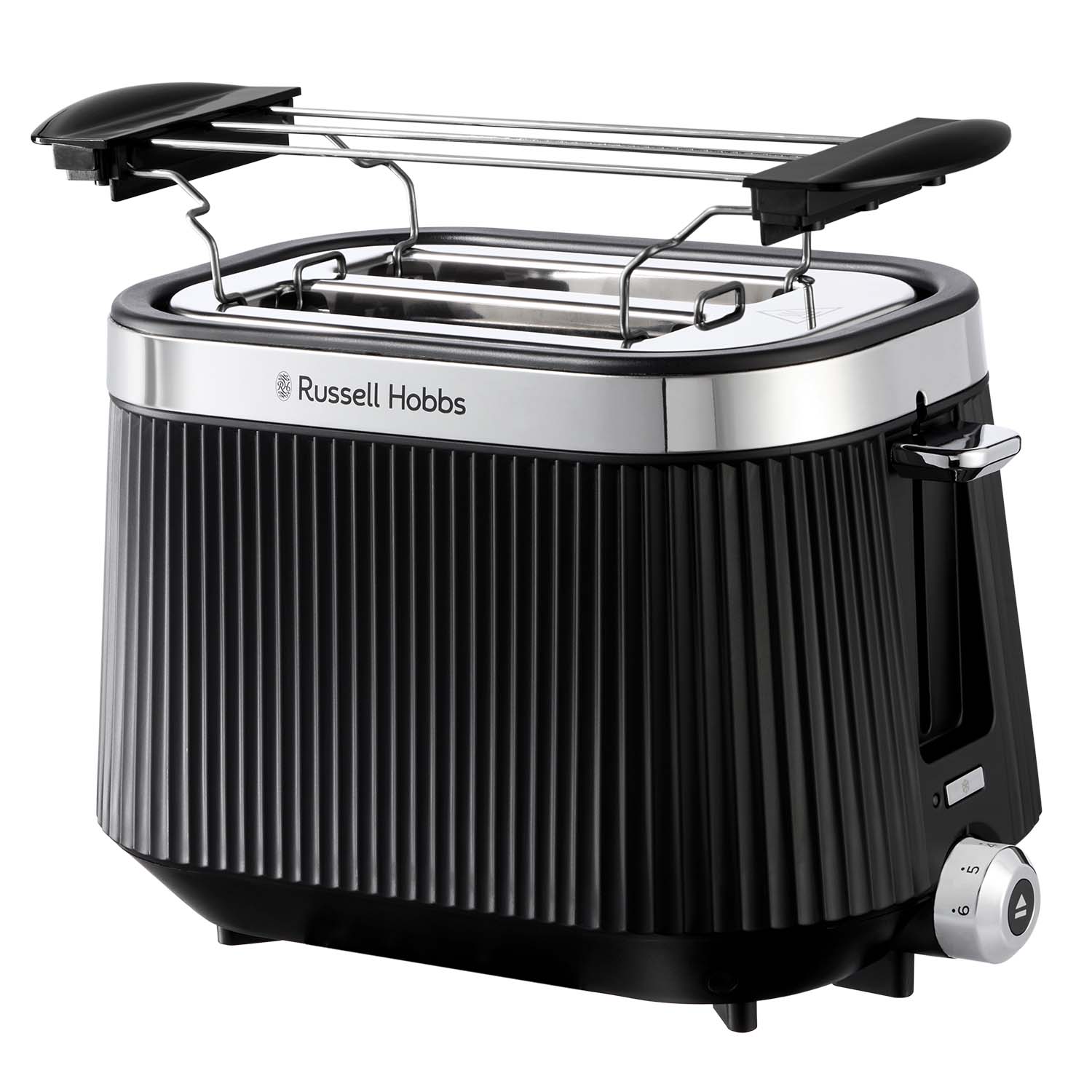 Russell hobbs brödrost mattsvart - höglyft med frystfunktion och värmehylla