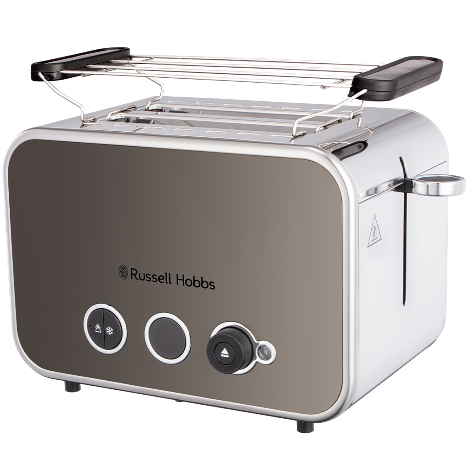 Russell hobbs br&ouml;drost titanium - tv&aring; fack med upptining och smulbricka