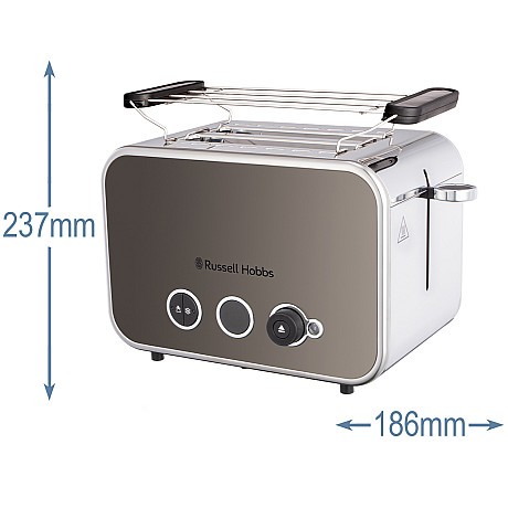 Russell Hobbs - Titanium - två fack med upptining och smulbricka