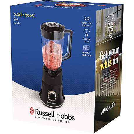 Russell Hobbs - Svart - 750W BladeBoost med Pulsfunktion