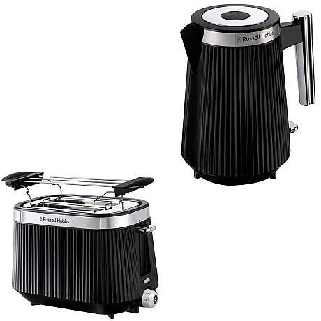Russell Hobs - Brödrost + Vattenkokare - Svart Russell Hobs - Brödrost + Vattenkokare - Svart