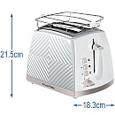 Russell Hobs - Vattenkokare + Brödrost - Vit