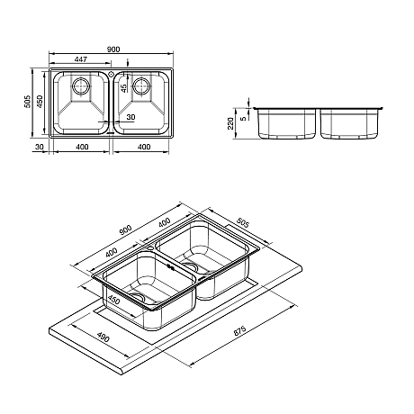Smeg - diskho LTS902-2 för stora kök