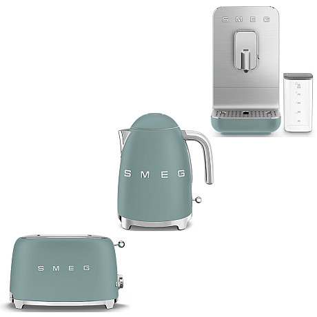 Smeg - Espresso, Toast & Te - Emerald Green med 50's Style