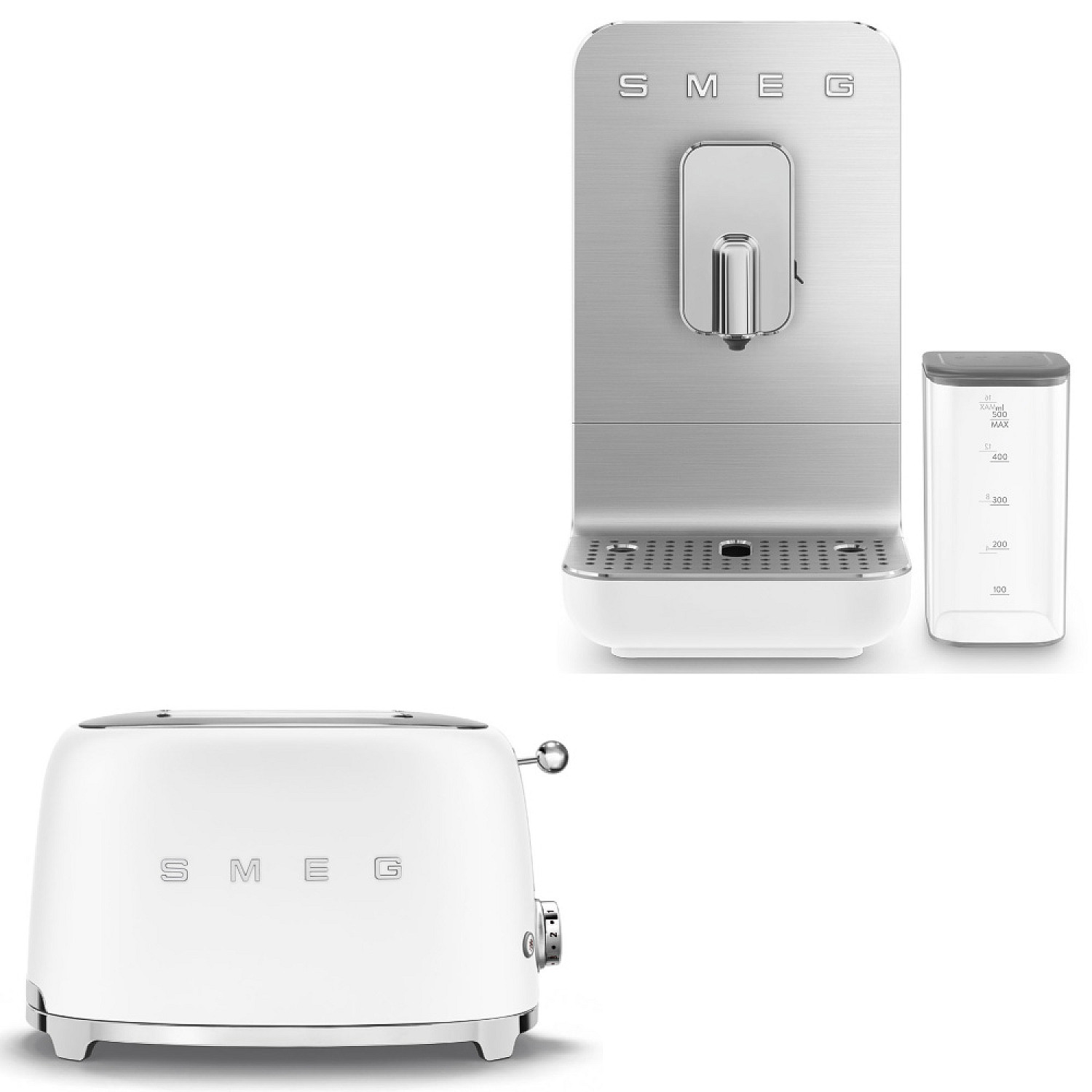 Smeg paket barista premium paketet - mattvit med 50's style