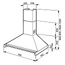 Smeg - C6IMWHM2-KITC6X-KD70XE - induktionsspis vit, stänkskydd & fläkt Smeg - C6IMWHM2-KITC6X-KD70XE - induktionsspis vit, stänkskydd & fläkt