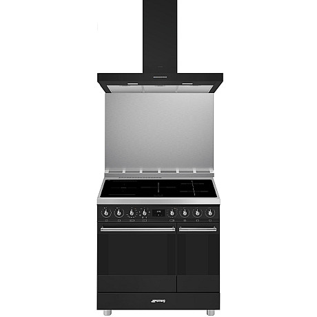 Smeg - C92IMX2-KITC9X91-KD90HXE - induktionsspis med ångrengöring & fläkt Smeg - C92IMX2-KITC9X91-KD90HXE - induktionsspis med ångrengöring & fläkt