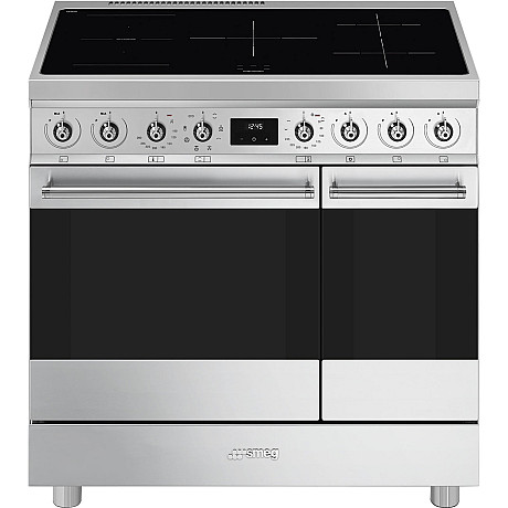 SMEG - C92IMX2 - 90cm, induktion - Outletprodukt med mindre skönhetsfel