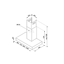 Smeg - CG92IANT9-KITC9X91-KBT900NE - induktionsspis true convection & fläkt Smeg - CG92IANT9-KITC9X91-KBT900NE - induktionsspis true convection & fläkt