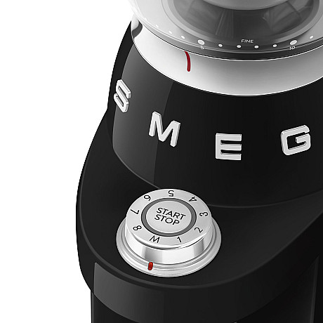 Smeg - CGF03BLEU - Kaffekvarn, Svart