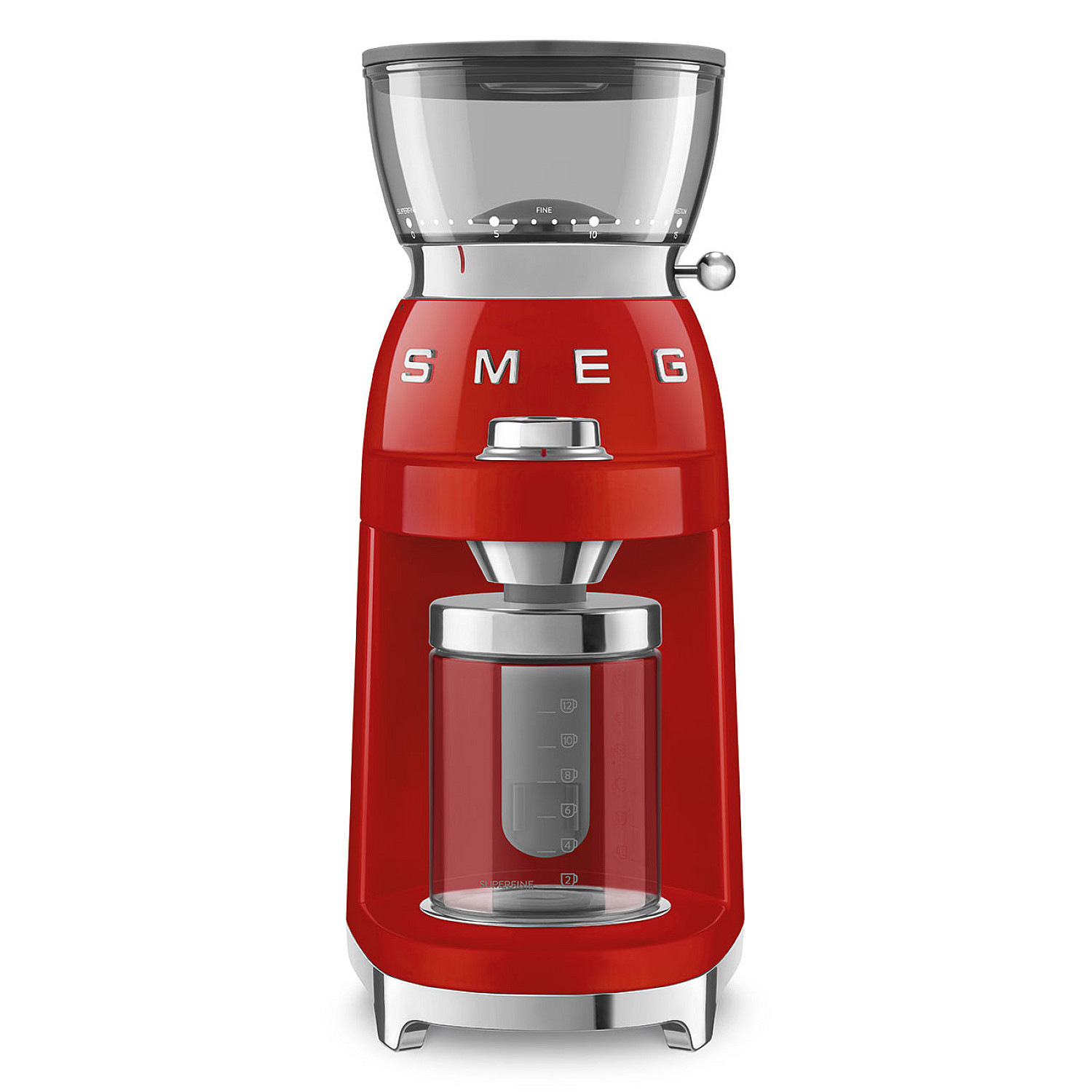 Smeg kaffekvarn cgf03rdeu - kaffekvarn, röd