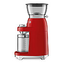 Smeg - CGF03RDEU - Kaffekvarn, Röd