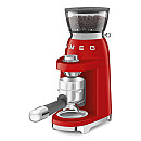 Smeg - CGF03RDEU - Kaffekvarn, Röd