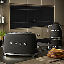 Smeg - Juice & Toast - Svart med 50's Style