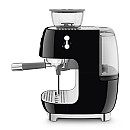 Smeg - Espresso & Citrus - Svart med 50's Style