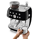 Smeg - Espresso & Citrus - Svart med 50's Style