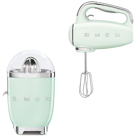 Smeg - Juice & Mix - Pastellgrön med 50's Style