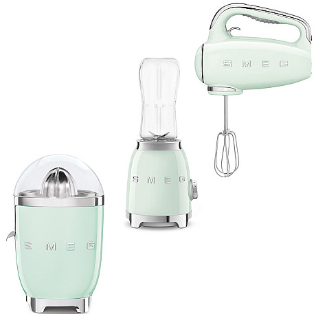 Smeg - Vispa & Mixa - Pastellgrön med 50's Style