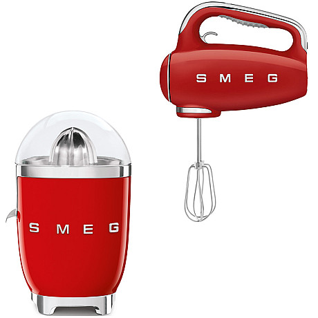 Smeg - Juice & Mix - Röd med 50's Style