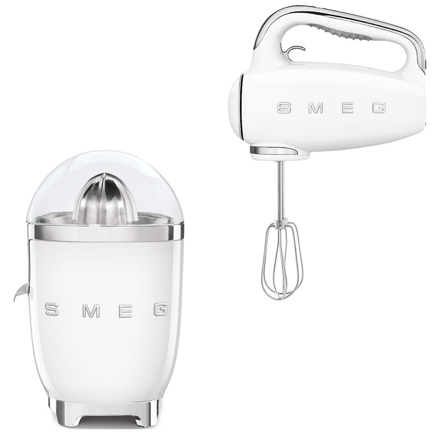Smeg paket juice & mix - vit med 50's style