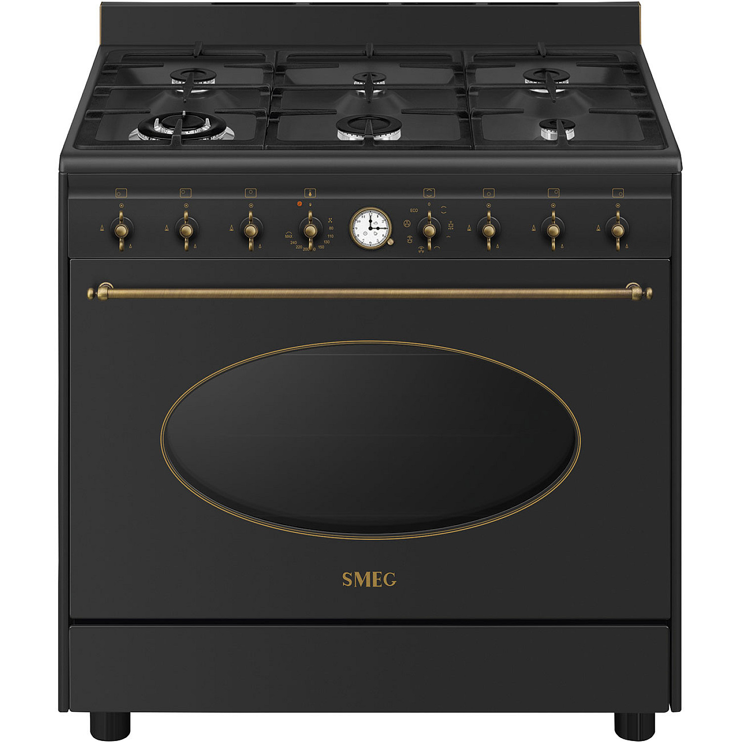Smeg gasspis co90gman2 - antracit