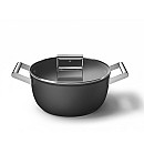 Smeg - Keramisk Gryta 24 cm Non-Stick, Svart