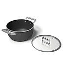 Smeg - Keramisk Gryta 24 cm Non-Stick, Svart
